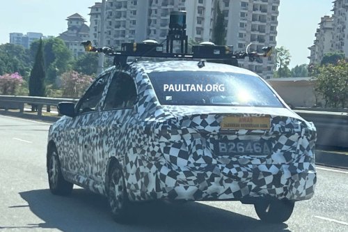 Proton, New Proton Saga MC3 spotted testing with LiDAR sensor in Putrajaya – ADAS calibration work?