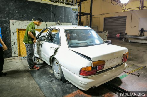 They don’t make them like they used to? 1993 Proton Wira in NCAP-style crash test is a grim safety reminder
