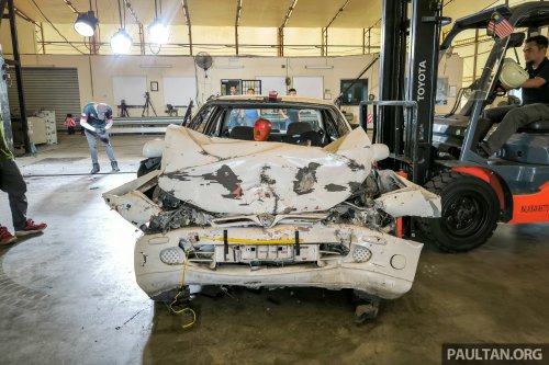 They don’t make them like they used to? 1993 Proton Wira in NCAP-style crash test is a grim safety reminder