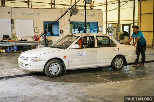 Proton, They don’t make them like they used to? 1993 Proton Wira in NCAP-style crash test is a grim safety reminder