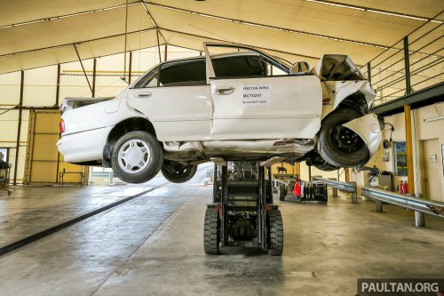 They don’t make them like they used to? 1993 Proton Wira in NCAP-style crash test is a grim safety reminder