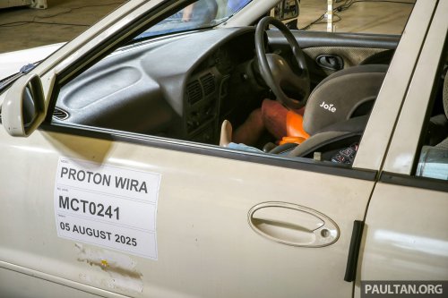 They don’t make them like they used to? 1993 Proton Wira in NCAP-style crash test is a grim safety reminder