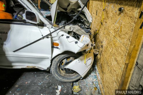 They don’t make them like they used to? 1993 Proton Wira in NCAP-style crash test is a grim safety reminder