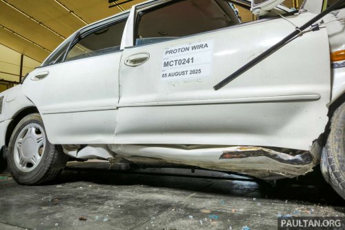 Proton, They don’t make them like they used to? 1993 Proton Wira in NCAP-style crash test is a grim safety reminder