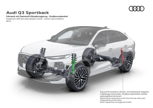2025 Audi Q3 Sportback unveiled – 29 mm lower roofline, offered with petrol, diesel, PHEV powertrains