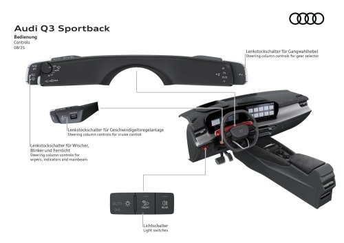 2025 Audi Q3 Sportback unveiled – 29 mm lower roofline, offered with petrol, diesel, PHEV powertrains