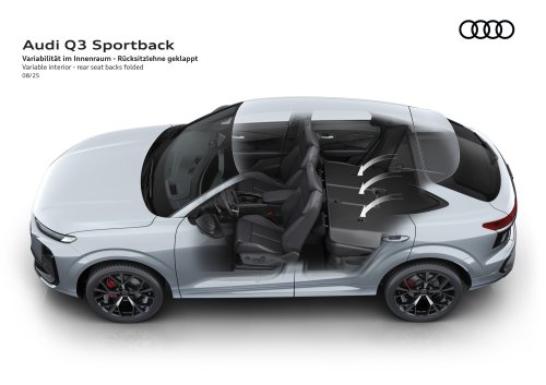 2025 Audi Q3 Sportback unveiled – 29 mm lower roofline, offered with petrol, diesel, PHEV powertrains