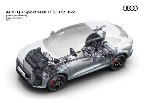 2025 Audi Q3 Sportback unveiled – 29 mm lower roofline, offered with petrol, diesel, PHEV powertrains