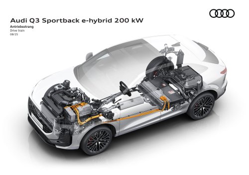 2025 Audi Q3 Sportback unveiled – 29 mm lower roofline, offered with petrol, diesel, PHEV powertrains