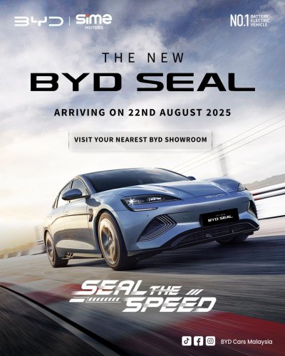 2025 BYD Seal launching in Malaysia this Friday