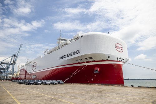 BYD Zhengzhou ship delivers BYD cars to Malaysia – shorter delivery times, greater volumes promised