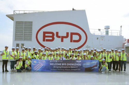 BYD, BYD Zhengzhou ship delivers BYD cars to Malaysia – shorter delivery times, greater volumes promised