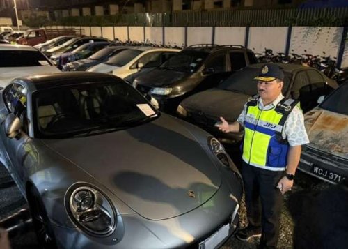 Nearly 2,700 luxury vehicle owners caught by JPJ for not having valid road tax – Porsche owners top the list