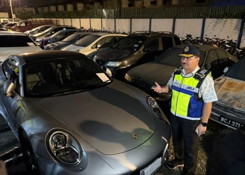 Nearly 2,700 luxury vehicle owners caught by JPJ for not having valid road tax – Porsche owners top the list