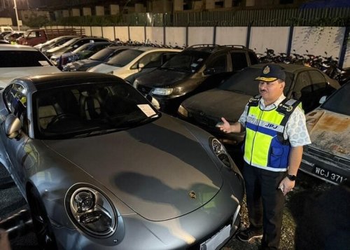 Porsche, Nearly 2,700 luxury vehicle owners caught by JPJ for not having valid road tax – Porsche owners top the list