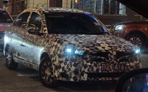 2025 Proton Saga MC3 shown on livestream – new face, exterior lighting; dual screens on revised dash