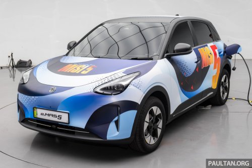 Proton eMas 5 previewed – rebadged Geome Xingyuan, RWD, 250 to 325 km WLTP, Oct launch