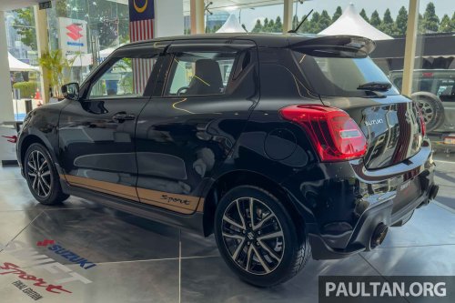 Suzuki Swift Sport Final Edition launched in Malaysia – cosmetic upgrades, 10-inch head unit; from RM138k