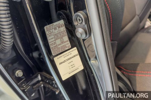 Suzuki Swift Sport Final Edition launched in Malaysia – cosmetic upgrades, 10-inch head unit; from RM138k