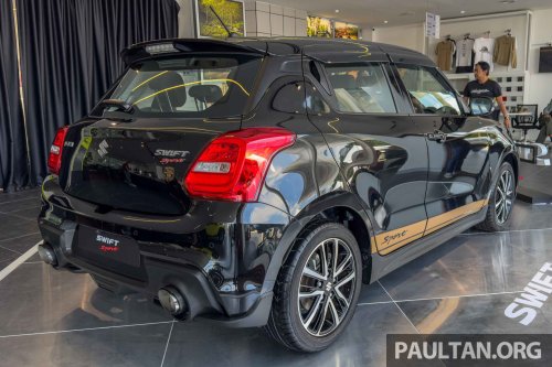 Suzuki Swift Sport Final Edition launched in Malaysia – cosmetic upgrades, 10-inch head unit; from RM138k