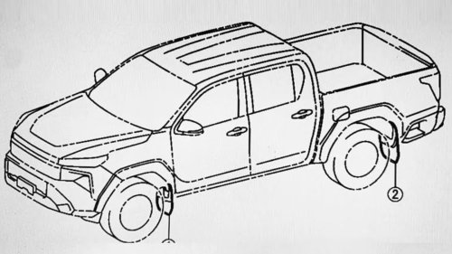 Toyota, Toyota Hilux, 2026 Toyota Hilux Travo ninth gen interior leaked via drawings – new Prado-like dashboard, floating screen