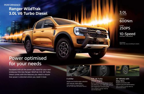 Ford Ranger WildTrak 3.0 V6 Turbo Diesel launched – RM193k Pen. Malaysia, RM199k OTR Sabah &amp; Sarawak