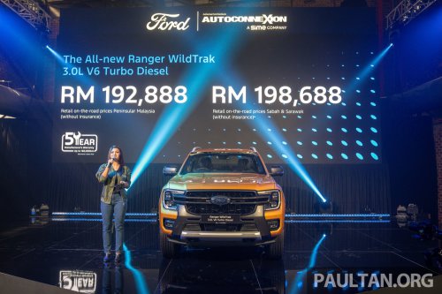 Ford Ranger WildTrak 3.0 V6 Turbo Diesel launched – RM193k Pen. Malaysia, RM199k OTR Sabah &amp; Sarawak