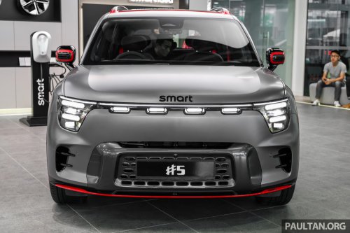 smart #5 open for booking in Malaysia – Pro, Premium, Brabus variants; up to 646 PS, 590 km WLTP range