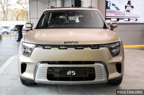 smart #5 open for booking in Malaysia – Pro, Premium, Brabus variants; up to 646 PS, 590 km WLTP range
