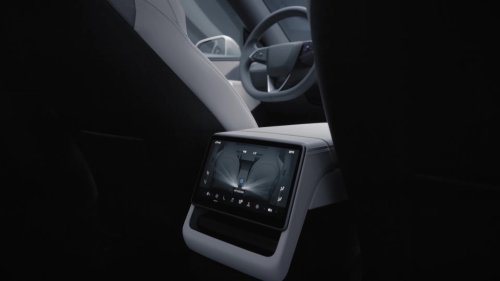 2026 Tesla Model Y in China updated to get larger 16-inch screen, black headlining from 6-seater Model Y L