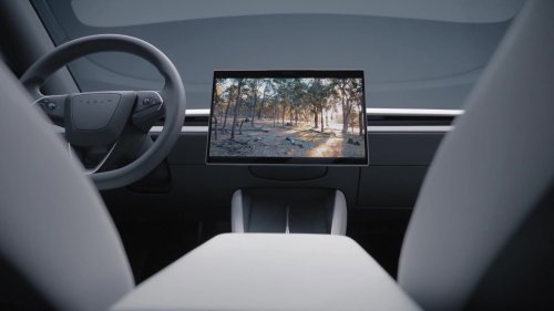 2026 Tesla Model Y in China updated to get larger 16-inch screen, black headlining from 6-seater Model Y L