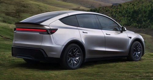 2026 Tesla Model Y in China updated to get larger 16-inch screen, black headlining from 6-seater Model Y L