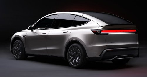 2026 Tesla Model Y in China updated to get larger 16-inch screen, black headlining from 6-seater Model Y L