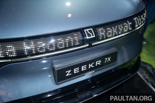 2026 Zeekr 7X pricing updated – three variants now from RM183k to RM231k; increased by up to 1.8%