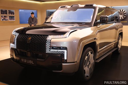 Yangwang U8L in China – BYD’s ultra-luxurious 6-seater REEV SUV rivals Rolls-Royce Cullinan; RM769k