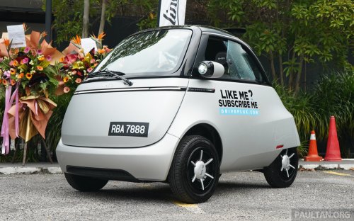 Microlino previewed in Malaysia – first debut in Asia; modern bubble car with 228 km EV range; 2026 launch