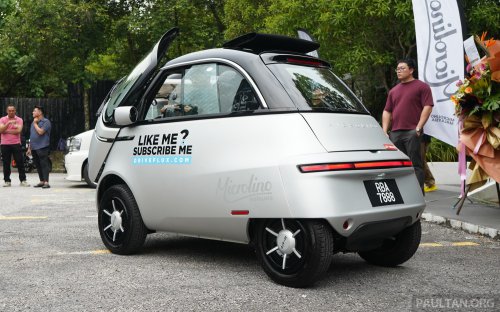 Microlino previewed in Malaysia – first debut in Asia; modern bubble car with 228 km EV range; 2026 launch