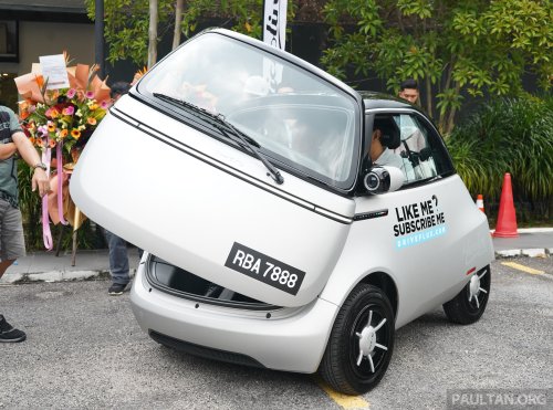 Microlino previewed in Malaysia – first debut in Asia; modern bubble car with 228 km EV range; 2026 launch