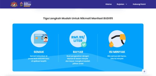 Budi95: website online, Malaysians can now check for RON95 petrol subsidy eligibility with MyKad number