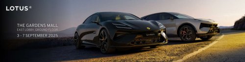 Lotus, Meet the new 2026 Lotus Emeya and Eletre at The Gardens Mall roadshow, Sept 3-7 – from RM459k
