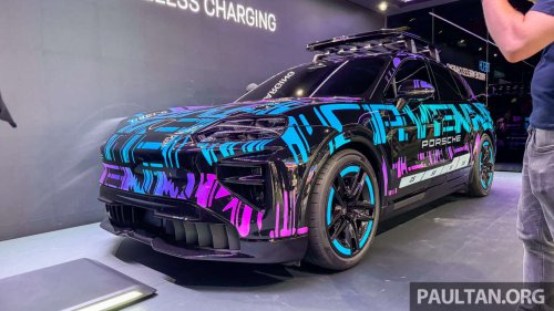 Porsche reveals 11-kW wireless AC charging tech – one-box solution to be offered for Cayenne Electric