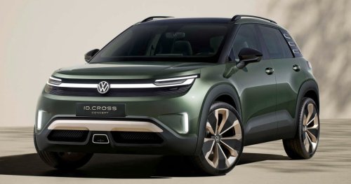 Volkswagen, SUV, Volkswagen ID.Cross Concept debuts – electric SUV with 211 PS front motor, 420 km range WLTP