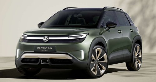 Volkswagen, SUV, Volkswagen ID.Cross Concept debuts – electric SUV with 211 PS front motor, 420 km range WLTP