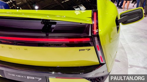 Xpeng P7 on show at Munich Motor Show – flagship EV sedan with up to 820 km CLTC; fr RM130k in China