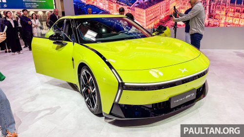 Xpeng, XPeng P7, Xpeng P7 on show at Munich Motor Show – flagship EV sedan with up to 820 km CLTC; fr RM130k in China