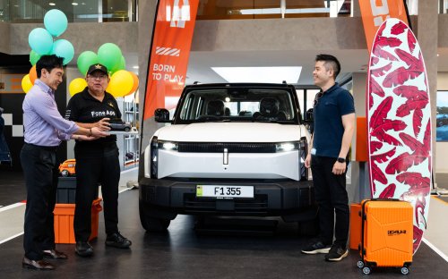 SUV, iCaur 03 EV – world’s first delivery of electric off-road SUV is to car collector JP Chin at iCaur Petaling Jaya