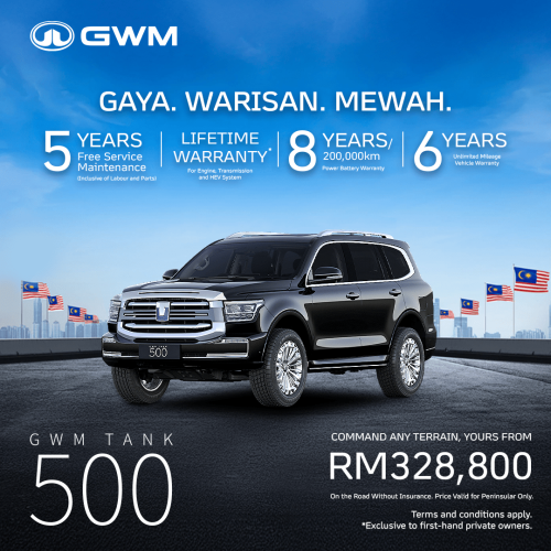 GWM, GWM Merdeka Book and Win prizes worth up to RM120k – test drive ‘Gaya Wawasan Malaysia’ today!
