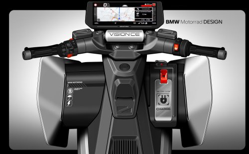 BMW Motorrad Vision CE e-scooter comes with cage