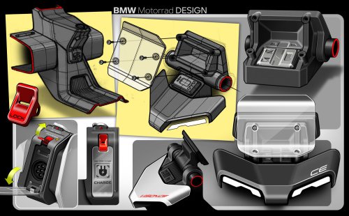 BMW Motorrad Vision CE e-scooter comes with cage