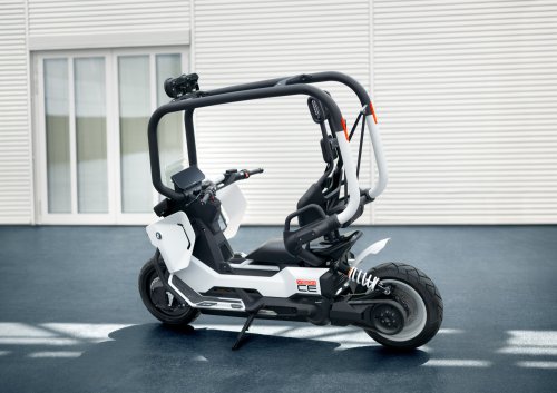 BMW Motorrad Vision CE e-scooter comes with cage